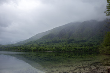 Beautiful landscape. Bohinj lake, Slovenia