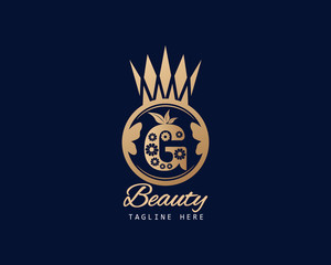 Luxury Letter  perfume logo design and also symbol and icon. this logo is designed for your perfume fragrance, smell, essence, scent.