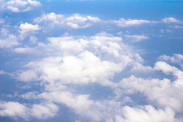 clouds, top view