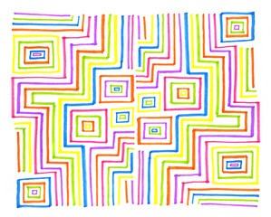 Abstract colorful pattern