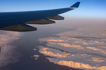 Fototapeta premium Interkontinentalflug