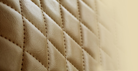 Genuine leather. light coffee,