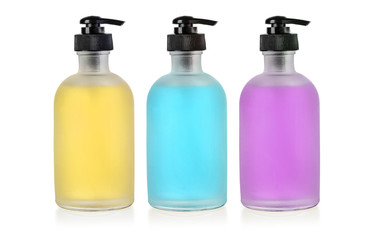 Blank  glass pump bottle