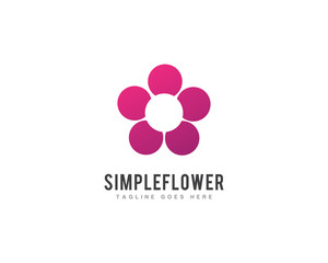 Flower Logo Design Vector