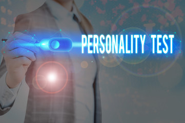 Handwriting text writing Personality Test. Conceptual photo A method of assessing huanalysis...