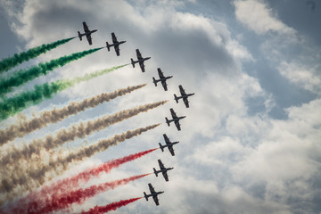 plane in the sky