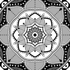 Decorative ethnic ornament isolated on white. Good decoration for the holidays. Perfect for printing, greeting card.