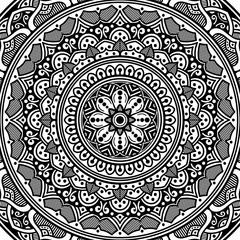 Decorative ethnic ornament isolated on white. Good decoration for the holidays. Perfect for printing, greeting card.