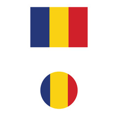 Fototapeta premium vector illustration of Romania flag sign symbol