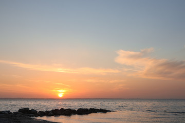 Sonnenuntergang am Meer