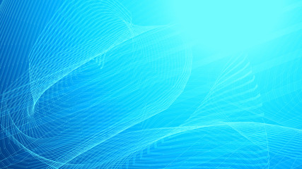 Dot blue wave bright screen gradient texture background. Abstract  technology big data digital background. 3d rendering.
