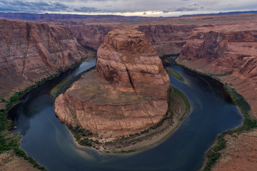 Horseshoe bend, Arizona USA, sunset