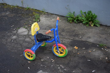 Verlassenes Dreirad
