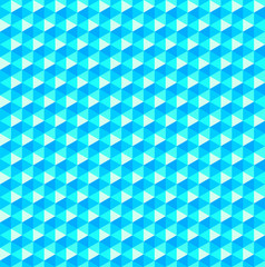 Blue ice palette of color, hexagon pattern and texture.