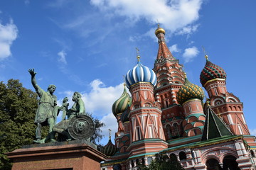 Fototapeta na wymiar Basilis-Kathedrale in Moskau