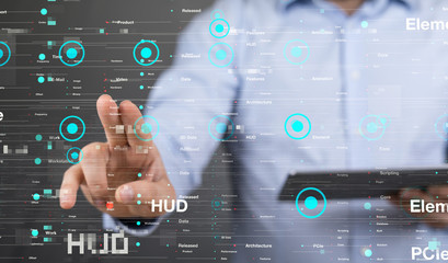 Touch screen technology. Future modern touch screen technology