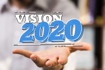 year 2020 business solution concept