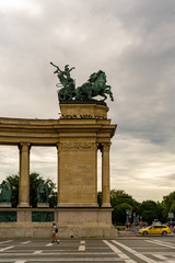 Obraz premium Heroes' Square in Budapest, Hungary.