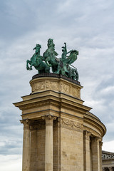 Fototapeta premium Heroes' Square in Budapest, Hungary.
