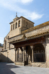 Fototapeta na wymiar Cathedral of St Peter the Apostle, Jaca, Spain.