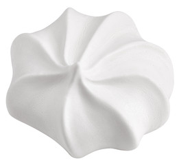 meringue, zephyr, marshmallow, isolated on white background, clipping path, full depth of field