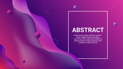 Abstract background design, with fluid shape composition.