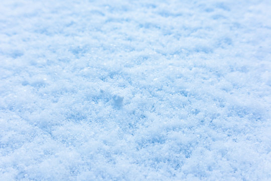 Bright white blue light snow macro winter texture