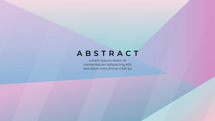Colorful abstract wallpaper, with geometric shape and gradient color.