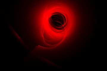 Abstract background with red color light painting