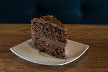 trozo de dulce achocolatado