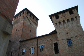 Fototapeta na wymiar Castello di Montecchio Emilia
