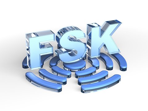 FSK acronym (Frequency-shift keying)