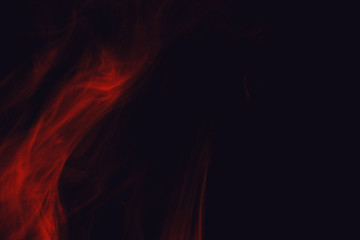 Fototapeta premium Fancy colored smoke. Curls and clouds of colored smoke.