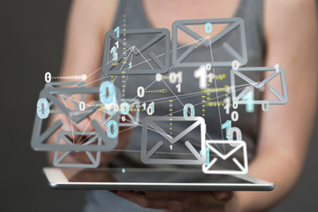 Mail Communication Connection message to mailing