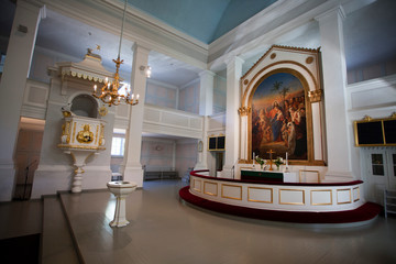 Interior of the Old Church of Helsinki - Finland