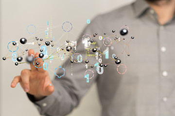 Group of business partner looking for the future