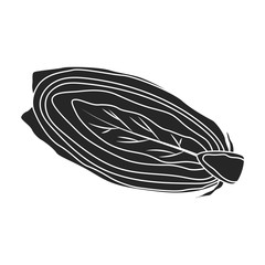 Cabbage vector icon.Black,simple vector icon isolated on white background cabbage.
