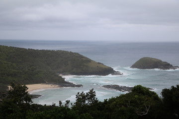 View to North Smoky Beach, New South Wales Australia