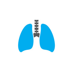 Human organ related icon on background for graphic and web design. Creative illustration concept symbol for web or mobile app