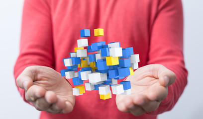 Cloud storage and Computing concept.