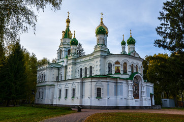 Fototapeta na wymiar Saint Sampson Church in Poltava in place the Battle of Poltava, Ukraine
