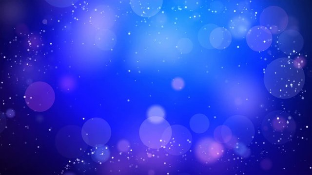 blue dream magic light background particles