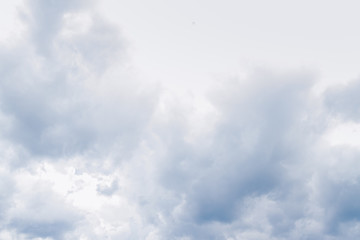 Rain storm clouds before the storm in the middle of summer