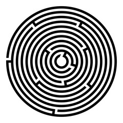 Naklejka premium Streszczenie labirynt labirynt z wejściem i wyjściem. Labirynt ilustracji wektorowych Eps 10