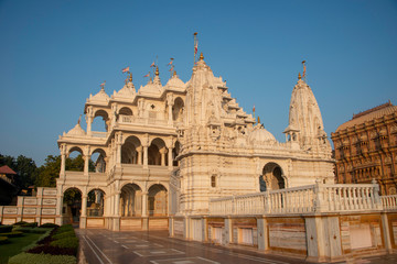 Fototapeta na wymiar ISKCON Temple at Ahemedabad, India