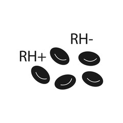 Test, type, cells icon. Simple hematology icons for ui and ux, website or mobile application