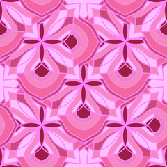 Seamless decorative mandala pattern. Abstract background texture