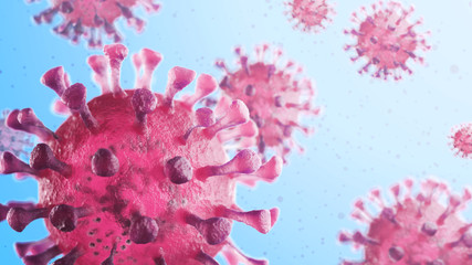 Coronavirus 2019-nCov novel coronavirus concept resposible for asian flu outbreak and coronaviruses...