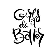 Obraz premium Hand lettering grunge card with textured handcrafted doodle letters in retro style