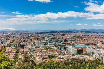 Fototapeta na wymiar Bogota Skyline cityscape Colombia